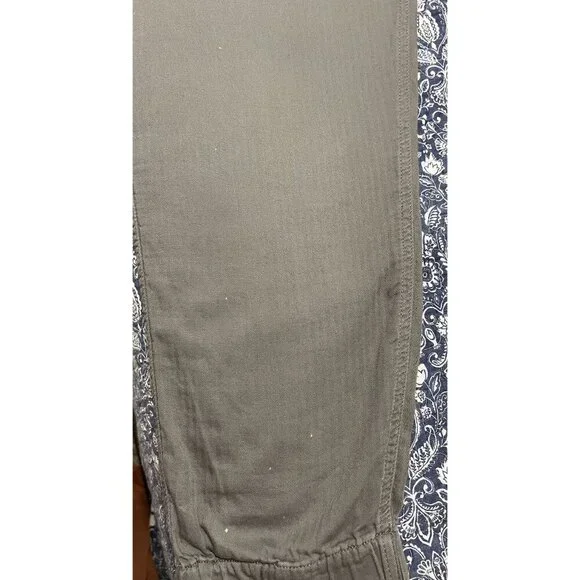 Point Sur by J. Crew Gray Jogger 100% Cotton Elastic Waist Lounge Pants Size 8 - Picture 11 of 11